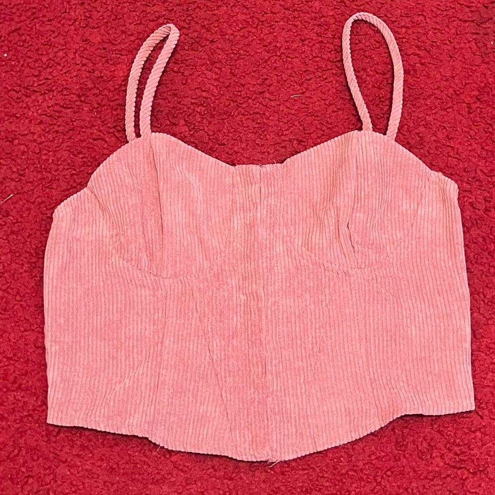 Hook and eye Pink corset